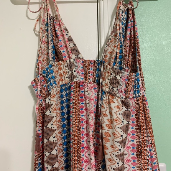 Lulu's Dresses Lulus Maxin Relaxin Multi Print Maxi Dress - Picture 6 of 7